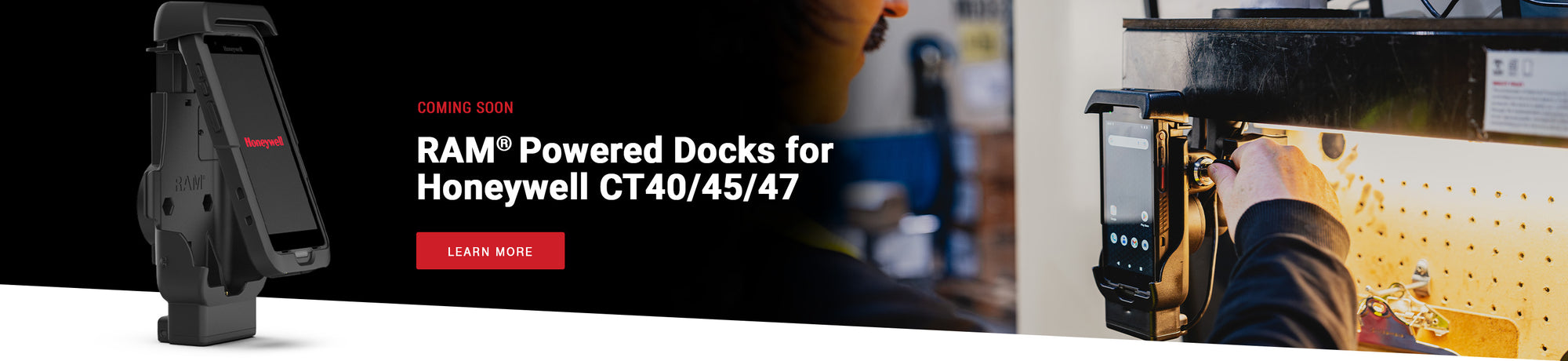 RAM Powered Docks for Honeywell